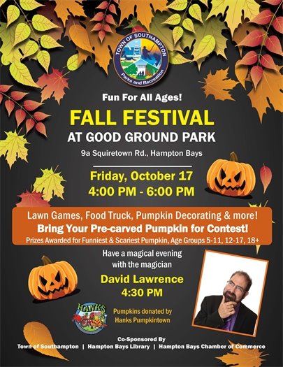 FALL FESTIVAL AT GOOD GROUND PARK - Friday, October 17, 2025