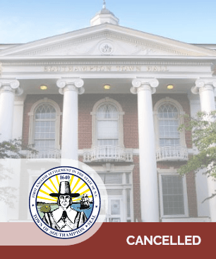 Town Board Meetings Cancelled